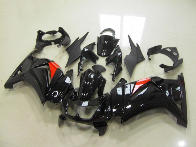Schwarz ZX 250R 2008-2012 Verkleidungen