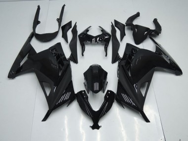 Schwarz ZX 300R 2013-2016 Verkleidung
