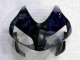 Schwarz mit Blaur Flamme CBR 600 RR 2003-2004 Verkleidungen Schwarz mit Blaur Flamme CBR 600 RR 2003-2004 Verkleidungen