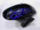 Schwarz mit Blaur Flamme CBR 600 RR 2003-2004 Verkleidungen Schwarz mit Blaur Flamme CBR 600 RR 2003-2004 Verkleidungen