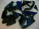 Schwarz mit Blaur Flamme ZX6R 2000-2002 Verkleidungen Schwarz mit Blaur Flamme ZX6R 2000-2002 Verkleidungen