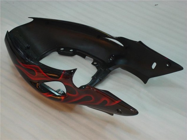 Schwarz rote Flamme GSXR 1300 Hayabusa 1996-2007 Verkleidung Schwarz rote Flamme GSXR 1300 Hayabusa 1996-2007 Verkleidung