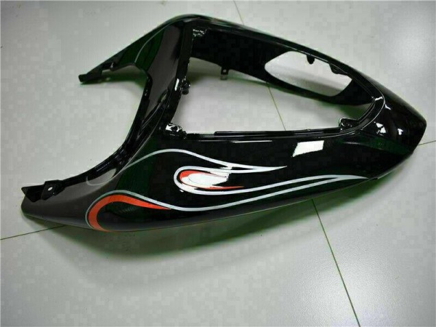 Schwarz rote Flamme ZX10R 2006-2007 Verkleidung Schwarz rote Flamme ZX10R 2006-2007 Verkleidung