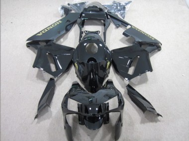 Schwarz und Gold Aufkleber CBR 600 RR 2003-2004 Vollverkleidung