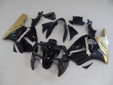 Schwarz und Gold ZX12R 2002-2006 Verkleidungen