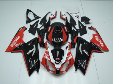 Schwarz und Rot RS 125 2006-2011 Verkleidungen