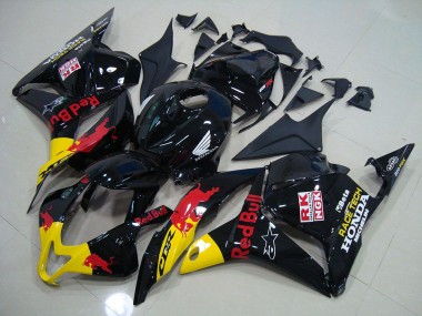 Schwarzer Rot Bull CBR 600 RR 2009-2012 Verkleidungen