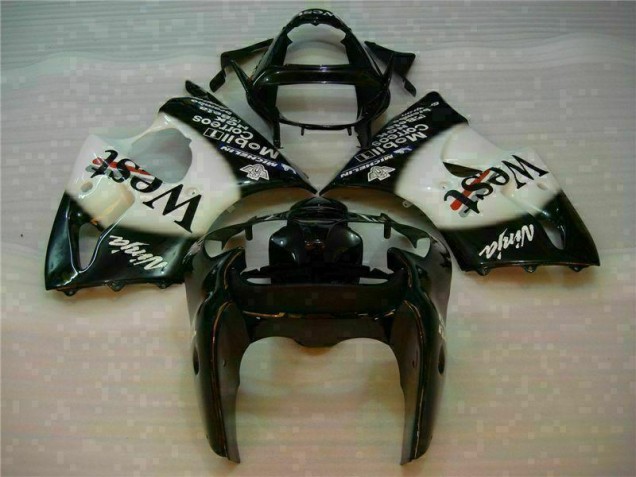 Schwarzer West Ninja ZX6R 2000-2002 Verkleidungen Schwarzer West Ninja ZX6R 2000-2002 Verkleidungen