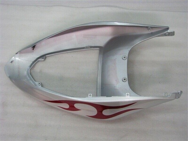 Silber Rot Flammen ZX6R 2005-2006 Verkleidungen Silber Rot Flammen ZX6R 2005-2006 Verkleidungen