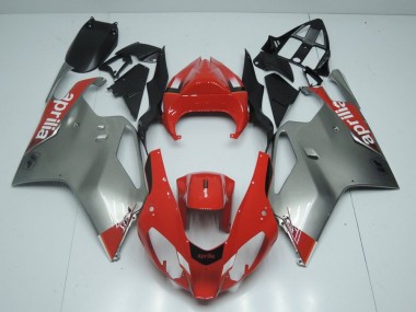 Silber Und Rot RSV 1000 2003-2006 Verkleidungen