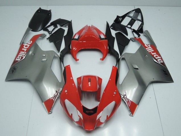 Silber Und Rot RSV 1000 2003-2006 Verkleidungen Silber Und Rot RSV 1000 2003-2006 Verkleidungen