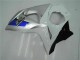 Silber Weiß GSXR 1000 K9 2009-2016 Verkleidungen