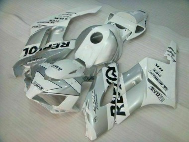 Silber Weiß Repsol CBR 1000 RR 2004-2005 Verkleidungen