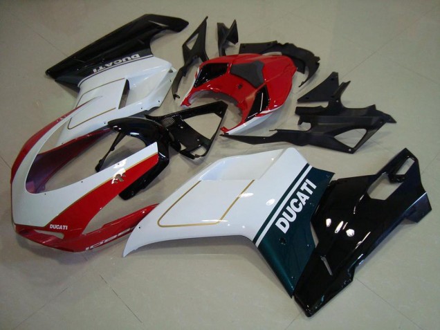 Tri Color Ducati 848 1098 1198 2007-2014 Verkleidungen Tri Color Ducati 848 1098 1198 2007-2014 Verkleidungen