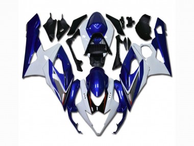 Weiß Blau GSXR 1000 K5 2005-2006 Vollverkleidung