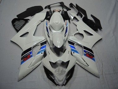 Weiß Blau GSXR 1000 K7 2007-2008 Verkleidung