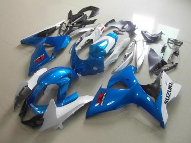 Weiß Blau GSXR 1000 K9 2009-2016 Verkleidung