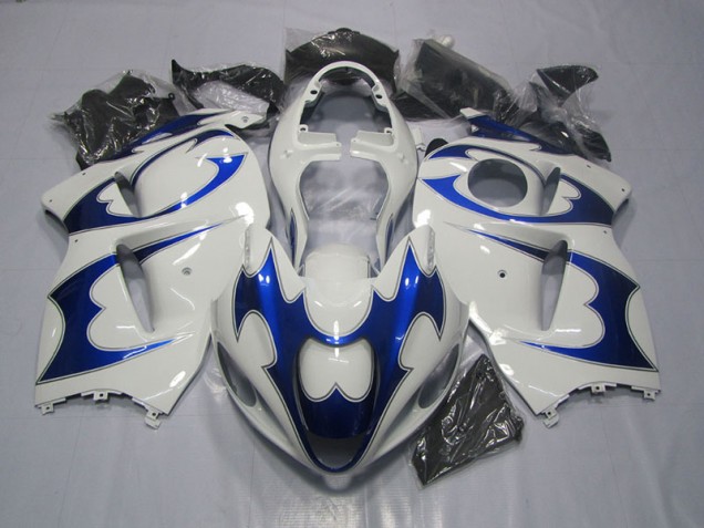 Weiß Blau GSXR 1300 Hayabusa 1996-2007 Verkleidungen Weiß Blau GSXR 1300 Hayabusa 1996-2007 Verkleidungen
