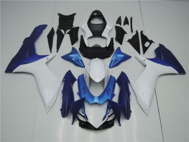 Weiß Blau GSXR 600 / 750 K11 2011-2024 Verkleidungen