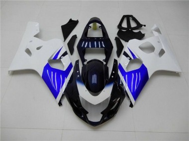 Weiß Blau GSXR 600 / 750 K4 2004-2005 Verkleidungen