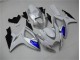 Weiß Blau GSXR 600 / 750 K6 2006-2007 Verkleidung Weiß Blau GSXR 600 / 750 K6 2006-2007 Verkleidung