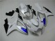 Weiß Blau GSXR 600 / 750 K6 2006-2007 Verkleidung Weiß Blau GSXR 600 / 750 K6 2006-2007 Verkleidung