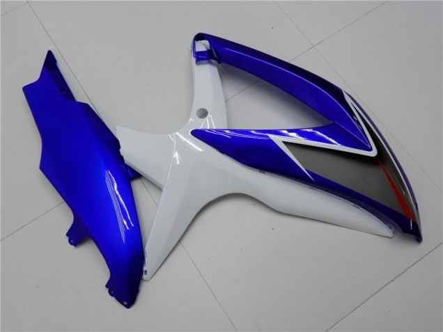 Weiß Blau GSXR 600 / 750 K8 2008-2010 Verkleidungen Weiß Blau GSXR 600 / 750 K8 2008-2010 Verkleidungen