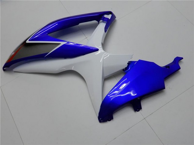Weiß Blau GSXR 600 / 750 K8 2008-2010 Verkleidungen Weiß Blau GSXR 600 / 750 K8 2008-2010 Verkleidungen