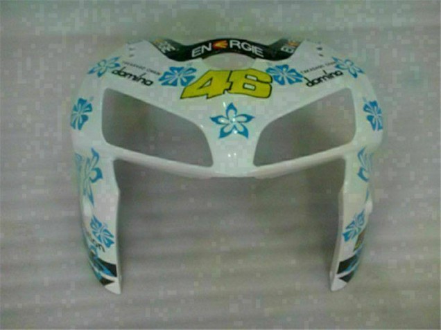 Weiß Blau Nastro Azzurro 46 CBR 600 RR 2005-2006 Verkleidung Weiß Blau Nastro Azzurro 46 CBR 600 RR 2005-2006 Verkleidung