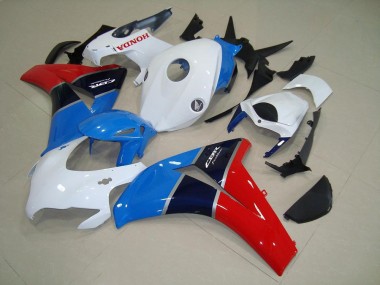 Weiß Blau Rot CBR 1000 RR 2008-2011 Verkleidungen