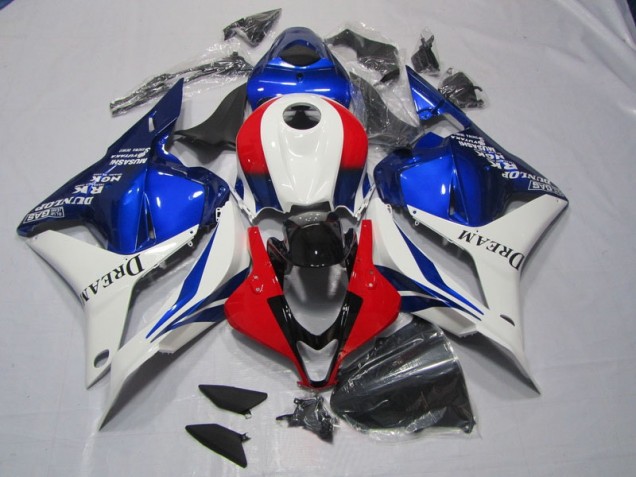 Weiß Blau Rot DREAM CBR 600 RR 2009-2012 Verkleidungen Weiß Blau Rot DREAM CBR 600 RR 2009-2012 Verkleidungen