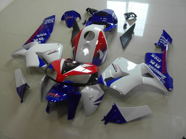 Weiß Blau Rot HRC CBR 600 RR 2005-2006 Verkleidungen