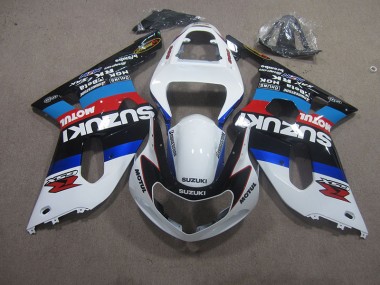 Weiß Blau Rot Motul GSXR 750 K1 K2 K3 2001-2003 Verkleidungen
