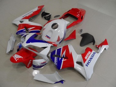 Weiß Blau Rot Motul HRC CBR 600 RR 2005-2006 Verkleidungen