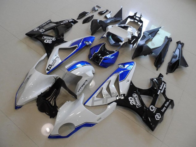Weiß Blau S1000RR 2009-2014 Verkleidung Weiß Blau S1000RR 2009-2014 Verkleidung