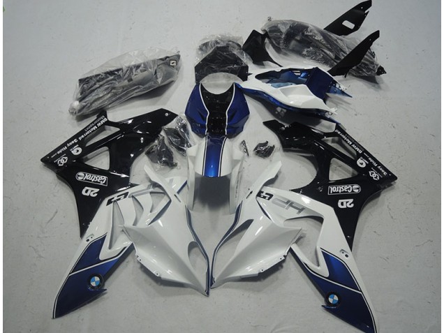 Weiß Blau S1000RR 2009-2014 Verkleidungen Weiß Blau S1000RR 2009-2014 Verkleidungen