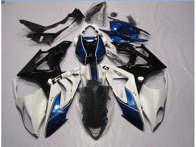 Weiß Blau S1000RR 2009-2014 Vollverkleidung Weiß Blau S1000RR 2009-2014 Vollverkleidung