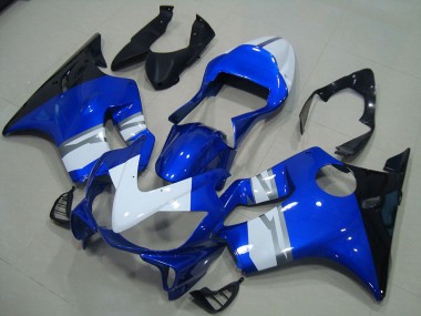 Weiß Blau Schwarz CBR 600 F4i 2001-2003 Verkleidungen
