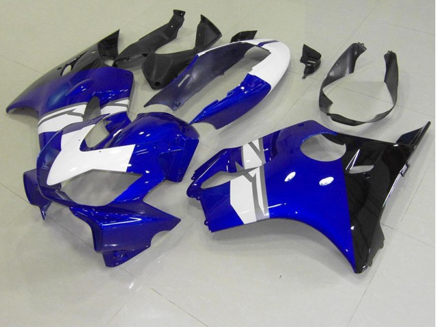 Weiß Blau Schwarz CBR 600 F4i 2004-2007 Verkleidungen Weiß Blau Schwarz CBR 600 F4i 2004-2007 Verkleidungen