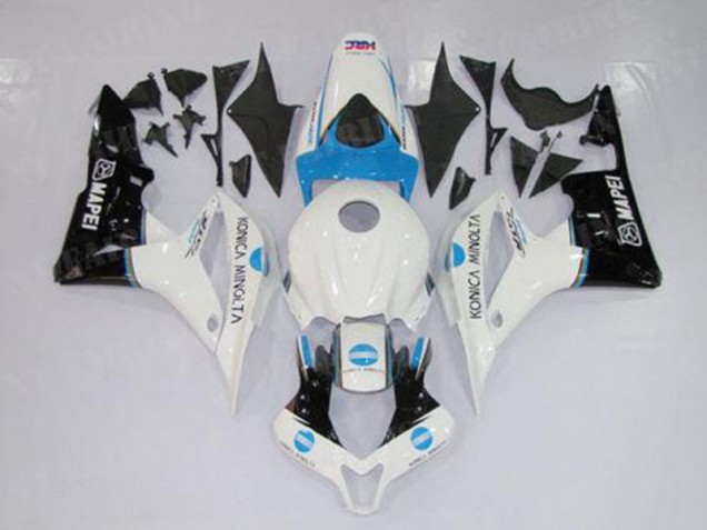 Weiß Blau Schwarz CBR 600 RR 2007-2008 Verkleidungen