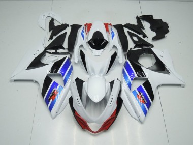 Weiß Blau Schwarz GSXR 1000 K9 2009-2016 Verkleidungen