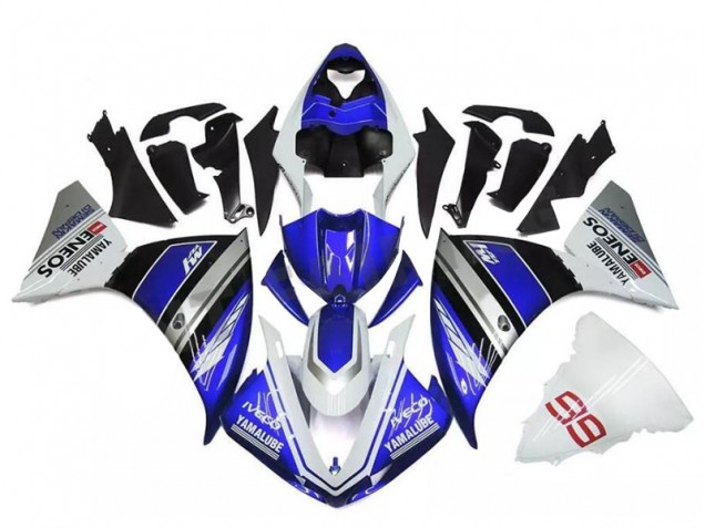 Weiß Blau Silber R1 2009-2011 Verkleidungen Weiß Blau Silber R1 2009-2011 Verkleidungen