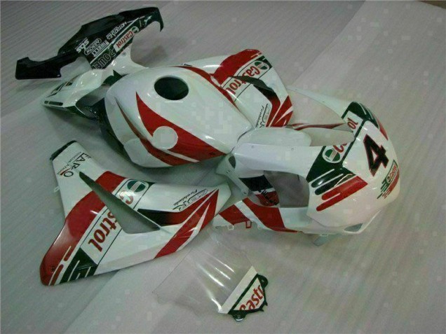Weiß Castrol 4 CBR 1000 RR 2008-2011 Verkleidungen Weiß Castrol 4 CBR 1000 RR 2008-2011 Verkleidungen