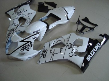 Weiß Corona GSXR 1000 K3 2003-2004 Verkleidungen