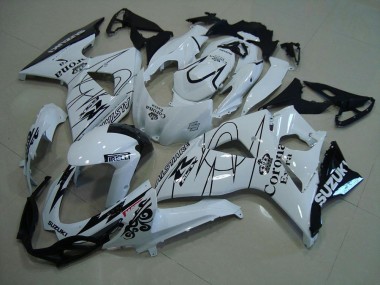 Weiß Corona GSXR 1000 K9 2009-2016 Verkleidungen