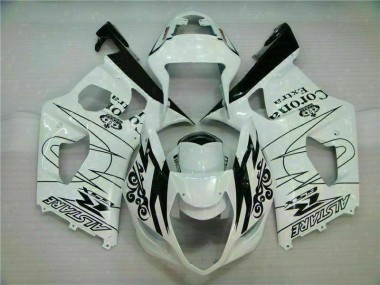 Weiß GSXR 1000 K3 2003-2004 Vollverkleidung