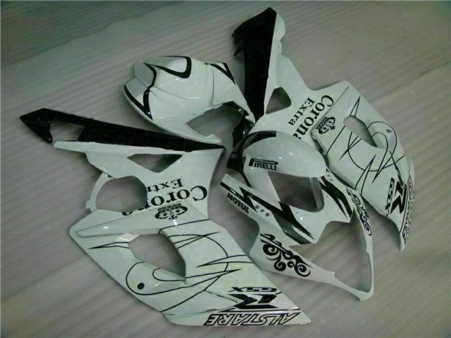 Weiß GSXR 1000 K5 2005-2006 Vollverkleidung Weiß GSXR 1000 K5 2005-2006 Vollverkleidung