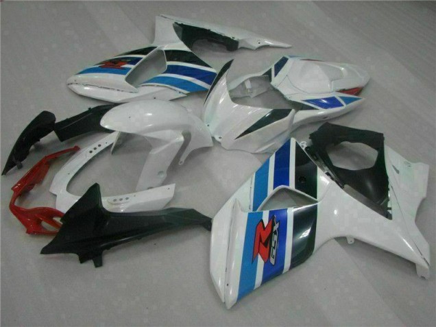 Weiß GSXR 1000 K9 2009-2016 Verkleidungen Weiß GSXR 1000 K9 2009-2016 Verkleidungen
