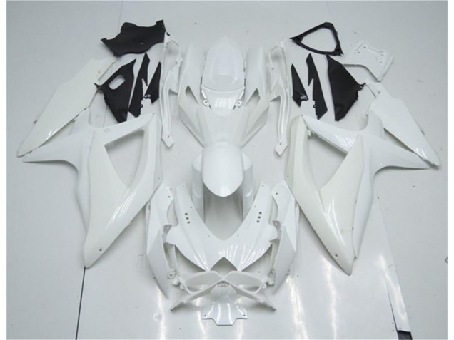 Weiß GSXR 600 / 750 K8 2008-2010 Verkleidung Weiß GSXR 600 / 750 K8 2008-2010 Verkleidung