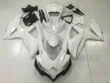Weiß GSXR 600 / 750 K8 2008-2010 Vollverkleidung